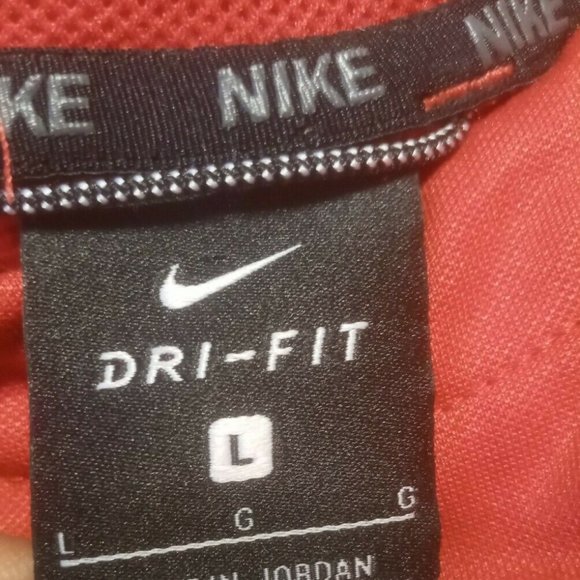 NIKE Boy Dri Fit Hooded Sweatshirt Size Large  Red - Picture 3 of 9